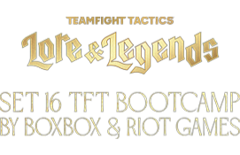 BoxBox Bootcamp sponsored by Riot