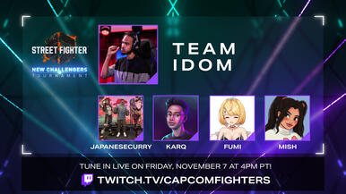 Street Fighter 6 New Challengers Tournament Team